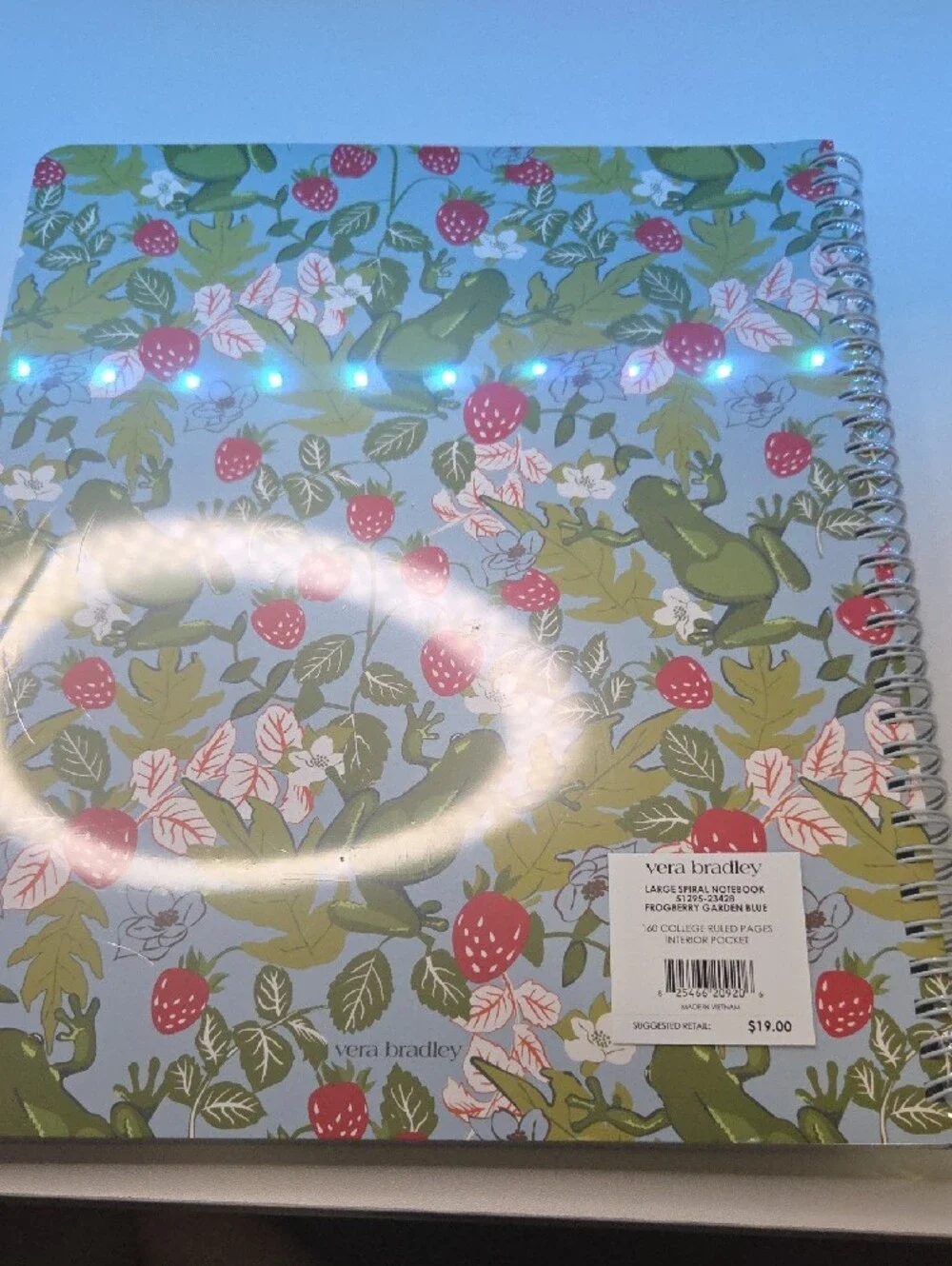 Vera Bradley Large Spiral Notebook